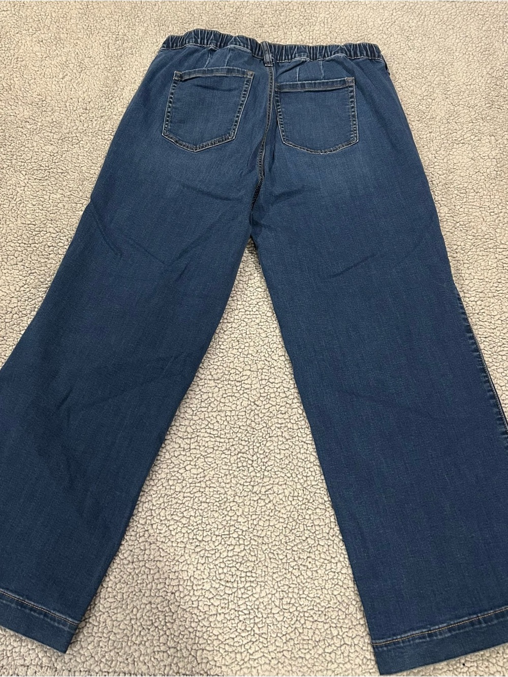 torrid Dark Blue Wide-Leg Drawstring Jeans - Picture 2 of 3